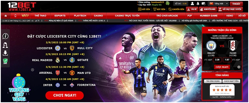 Điều khoản 12bet và điều kiện của 12bet